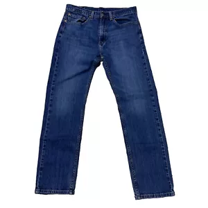 Levis 505 - 2255 Blue Jeans Men's Size 34x32 Straight Leg Blue Denim Classic - Picture 1 of 9