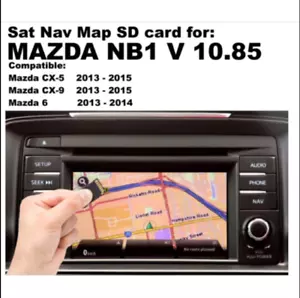 MAZDA NB1 compatible SAT NAV CARD EUROPE CX-5, CX-9, 2,3,5,6,CX-3 - MAPS 2023 - Picture 1 of 4