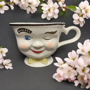 Red Robin Baileys Irish Cream Boy Mug Cup Winking Eye Yum Bowtie - Picture 1 of 13