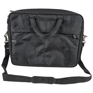 Dell Heavy Duty Black Briefcase Padded Laptop Bag Shoulder Bag Work Bag - Afbeelding 1 van 20