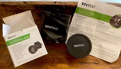 58mm 2.2x Professional Telephoto Lens Vivitar High Definition For Digital Camera - Image 1 of 4