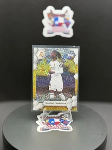 2024-25 Topps Real Madrid Fan Set Eduardo Camavinga Base Electro Parallel - Picture 1 of 4