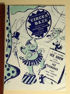 Ice Show - Folded Program from The Hotel New Yorker Dinner Theatre c1940's - Picture 1 of 4