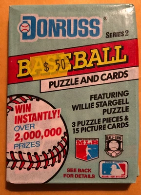1991 Donruss cartão de beisebol pacote de cera Darryl Hamilton Brewers mostrando na frente superior - Imagem 1 de 2