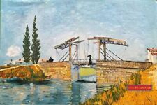 Vincent Van Gogh Le Pont De Langlois, Arles Vintage Swedish Import Art Poster 24