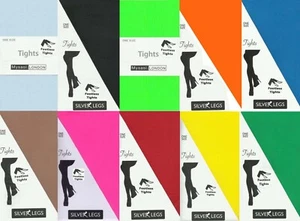 50 DENIER FOOTLESS TIGHTS ONE SIZE WITH VARIOUS SHADES FREEPOST - Picture 1 of 19