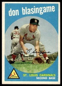 1959 Topps Don Blasingame St. Louis Cardinals #491 - Picture 1 of 2