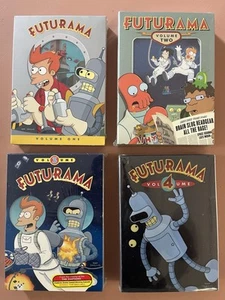SEALED FUTURAMA DVD LOT Complete Volumes 1-4 1999 20th Century Fox the Simpsons - Bild 1 von 12