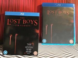 THE LOST BOYS Trilogy (Blu-ray, 3-Disc) + SLIPCOVER. 3-Film HORROR - Picture 1 of 9
