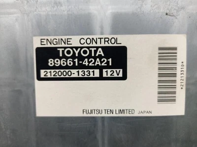 8966142A21 centralita motor uce para TOYOTA RAV 4 II ( A2 ) 2.0 4WD 5501129 - Immagine 1 di 4