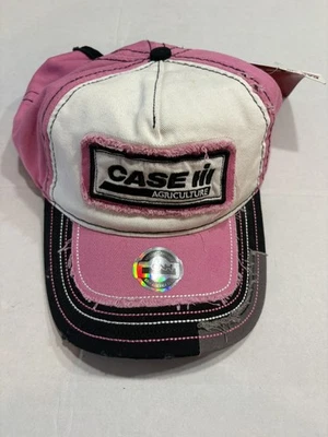 NUEVO CON ETIQUETAS Licencia Case IH Agricultura Adulto Ajustable Rosa, Negro, Blanco Gorra Sombrero Foto 1 de 4
