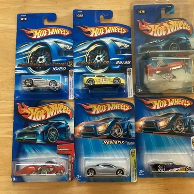 Vintage “Rare” Mattel Hot Wheels 2001 First Editions Lot of 6 NIB - Image 1 of 4