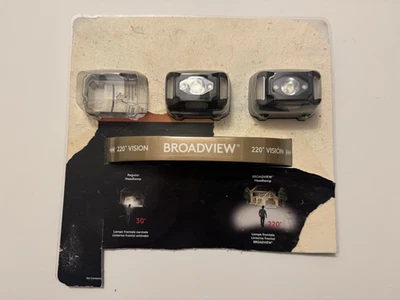 Faros Duracell LED 550 Lúmenes Broadview 220 Deg Vision (2 nuevos a la izquierda en paquete) Foto 1 de 4