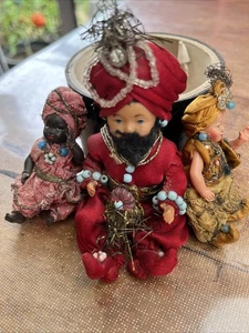 Lot De 3 Minis Poupons Petit Colin en celluloid, Sujets De Vitrine - Photo 1/8