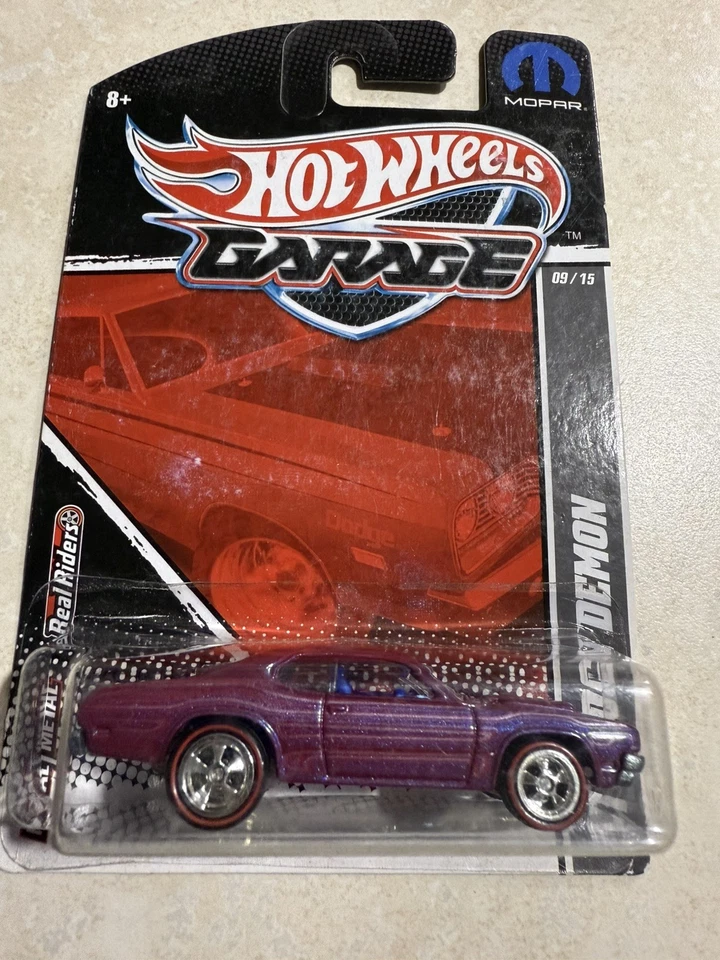 Dodge Demon Real Riders Redline 2012 Hot Wheels Garage Mopar 1971 - MOPAR Foto 1 de 4