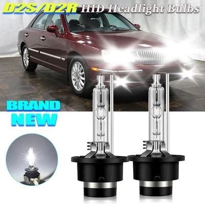 2X D2S For Hyundai XG350 2004-2005 HID Headlight Bulbs Low Beam White 6000K - Image 1 of 4