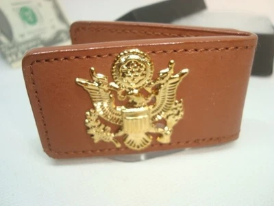 ПЕЧАТЬ США деньги зажим BUCHANAN'S DELUXE искусственной кожи магнитный зажим - Изображение 1 из 4