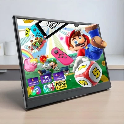 15.6-inch Portable PC Monitor --FHD IPS 1920x1080p LED Desktop Display - Image 1 of 4