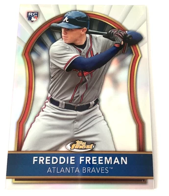 Topps Finest Refractor 2011/549 Freddie Freeman #72 Rookie RC Foto 1 de 2