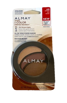 New Sealed Almay Intense i-Color Everyday Neutrals, 105 Browns Velvety Soft Form - Image 1 of 3