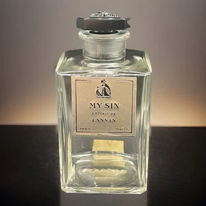 Vintage Jeanne Lanvin Parfum Flakon My Sin Extrait De Lanvin Beauty Dekor Nachfüllung - Bild 1 von 10