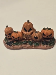 Linternas Jack O talladas de Halloween Lemax para exhibición de mini pueblo - Imagen 1 de 8