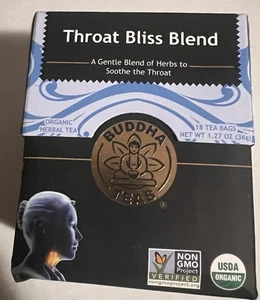 Bio Throat Bliss Tea 18 Teebeutel von Buddha Teas - Bild 1 von 2