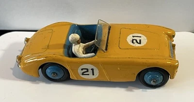 Coche Dinky 109 Austin Healey (Competición) 1955-59 ruedas azules 21 excelente estado Foto 1 de 4