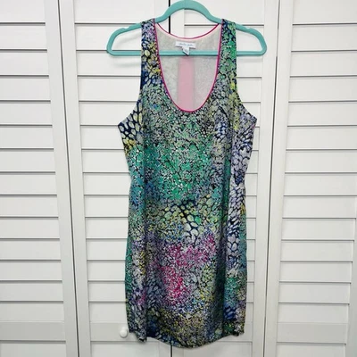 Vestido recto Charlie Jade sin mangas acuarela para mujer talla mediana Foto 1 de 4