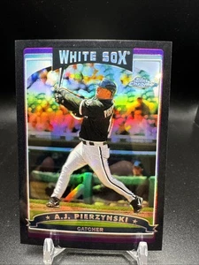 2006 Topps Chrome Black Refractors #82 A.J. Pierzynski /549 - Picture 1 of 2