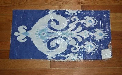 Pottery Barn Sloane Ikat синий медальон наволочка 12 x 24 #301 - Изображение 1 из 2