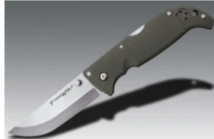 COLD STEEL Finn Wolf Lockback 20NPF Knife AUS8A Stainless Steel OD Green Griv-Ex - Picture 1 of 1
