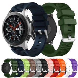 Correa de pulsera de silicona de repuesto para relojes inteligentes Samsung 20 mm Reino Unido - Imagen 1 de 14