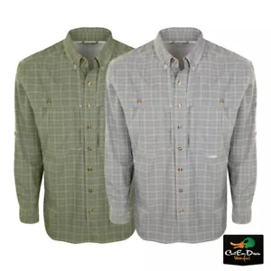 DRAKE WATERFOWL WINGSHOOTERS PLAID SUN SHIRT SHORT SLEEVE L/S - Picture 1 of 3