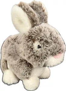 Animal Adventures Easter Bunny Rabbit Plush 10” Stuffed Animal Brown Gray - Picture 1 of 12