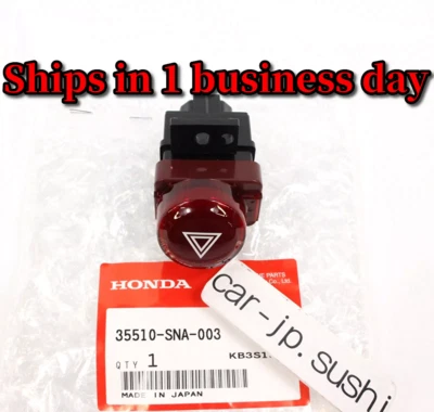 HONDA Genuine 2006-2011 CIVIC FD1 FD2 RED Hazard Switch Button 35510-SNA-003 - Image 1 of 4