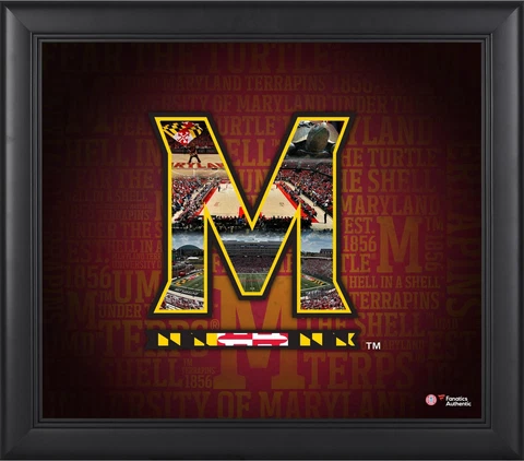 Maryland Terrapins Framed 15x17 Team Heritage Collage - Fanatics Cover