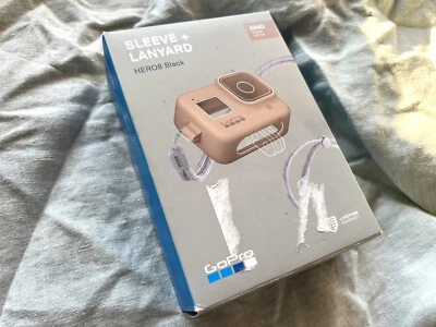 Genuine GoPro Sleeve + Lanyard for GoPro Hero8 Black Official Sand - Image 1 of 2