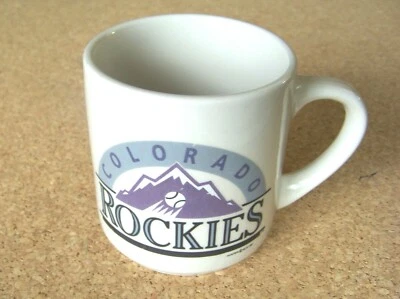 Colorado Rockies OLD LOGO taza de cerámica taza de café MLB 1991 Foto 1 de 4