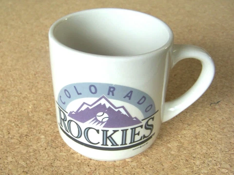 Colorado Rockies OLD LOGO ceramic mug coffee cup MLB 1991 Cover
