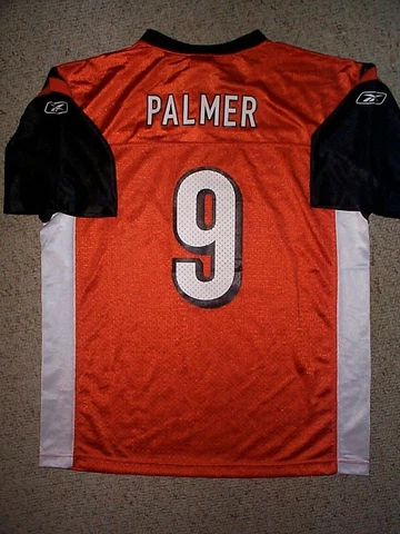 REEBOK Cincinnati Bengals CARSON PALMER nfl Jersey YOUTH KIDS BOYS (xl) Cover