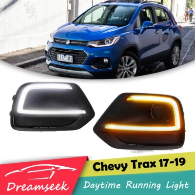 DRL For Chevrolet Trax 2017 2018 2019 LED Daytime Running Light Fog Lamp W Turn - Image 1 of 4