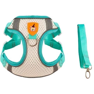 Cat Dog Adjustable Control Vest Dogs Reflective Pet Mesh Harness S M L XL Leash - Picture 1 of 18