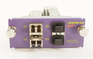 Extreme Networks 16120 XGM3SB-4sf - 4 Port 10G SFP+ Switch Module 800443-00-02 - Picture 1 of 7