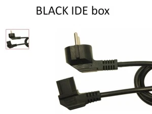 2m Long Schuko Euro Plug to IEC C13 Mains Cable European Kettle Lead  - Picture 1 of 4