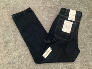 Paper & Denim Cloth Mens Relax Tapered The Carpenter Pant Denim Jeans Size 34x32 - Picture 1 of 14