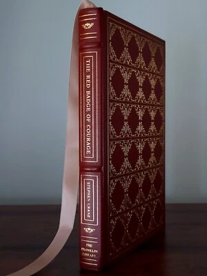 Franklin Library The Red Badge of Courage MINT Stephen Crane Leather War Novel - Image 1 of 4