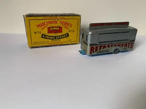 Original Vintage Matchbox Lesney 74 - Mobile Canteen with original B box - Foto 1 di 12