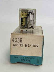 AMF POTTER & BRUMFIELD R10-E1-M2-115V RELAY 115VAC - Picture 1 of 7