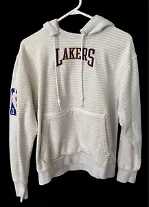 NIKE Los Ángeles Lakers Adult NBA 75th Anniversary Cotton Hoodie Sweatshirt Med - Picture 1 of 7